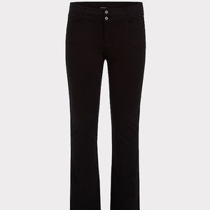 Mid-rise trouser pants